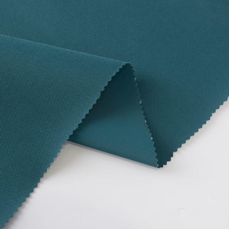 4*2.5*62 Petroleum Green Oxford Cloth Covered PVC Luggage Fabric