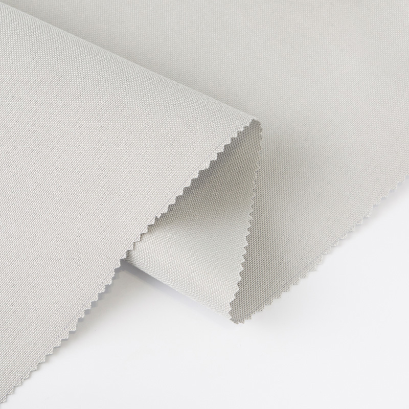 4*3*64 Light Gray Oxford Cloth Coated PU Coated Luggage Fabric