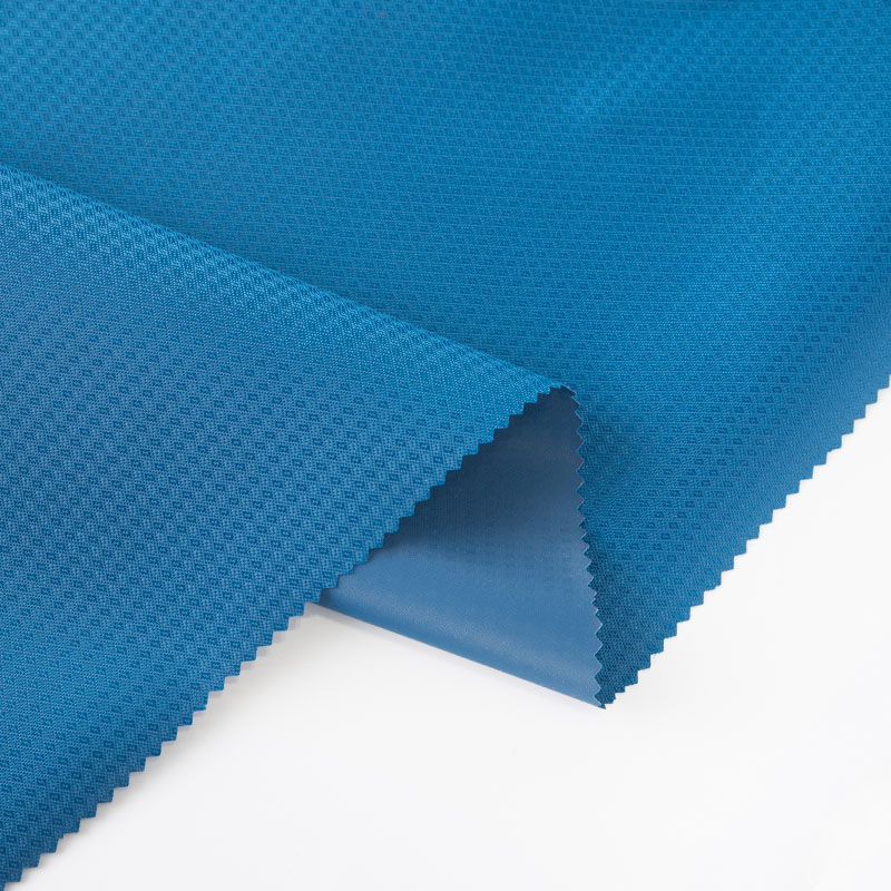 Plum Material Navy Blue Oxford Cloth Covered PVC Luggage Fabric