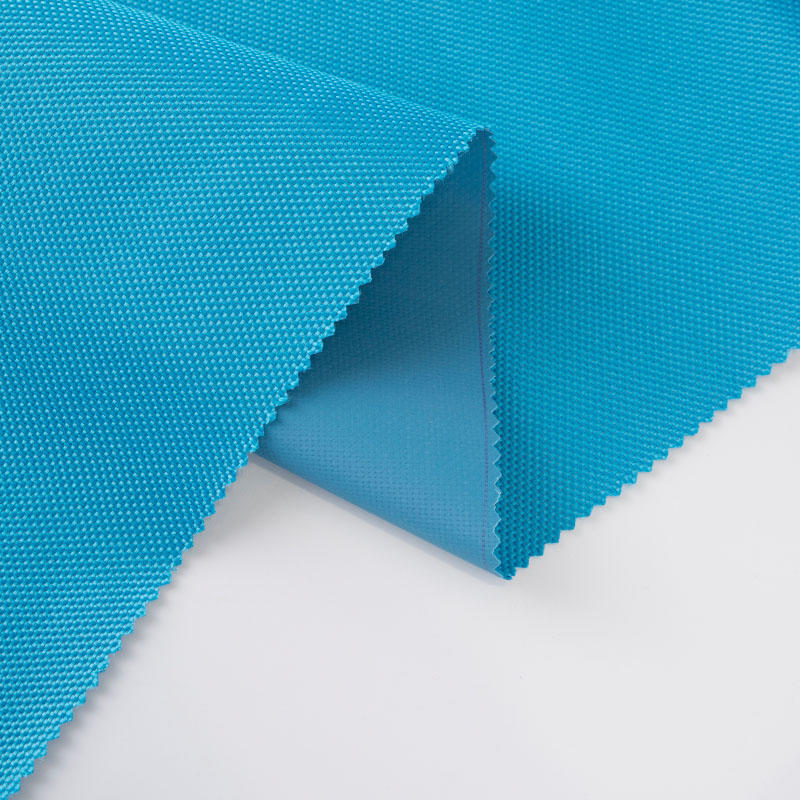 8*7.5*42 Lake Blue Oxford Cloth Covered PVC Luggage Fabric
