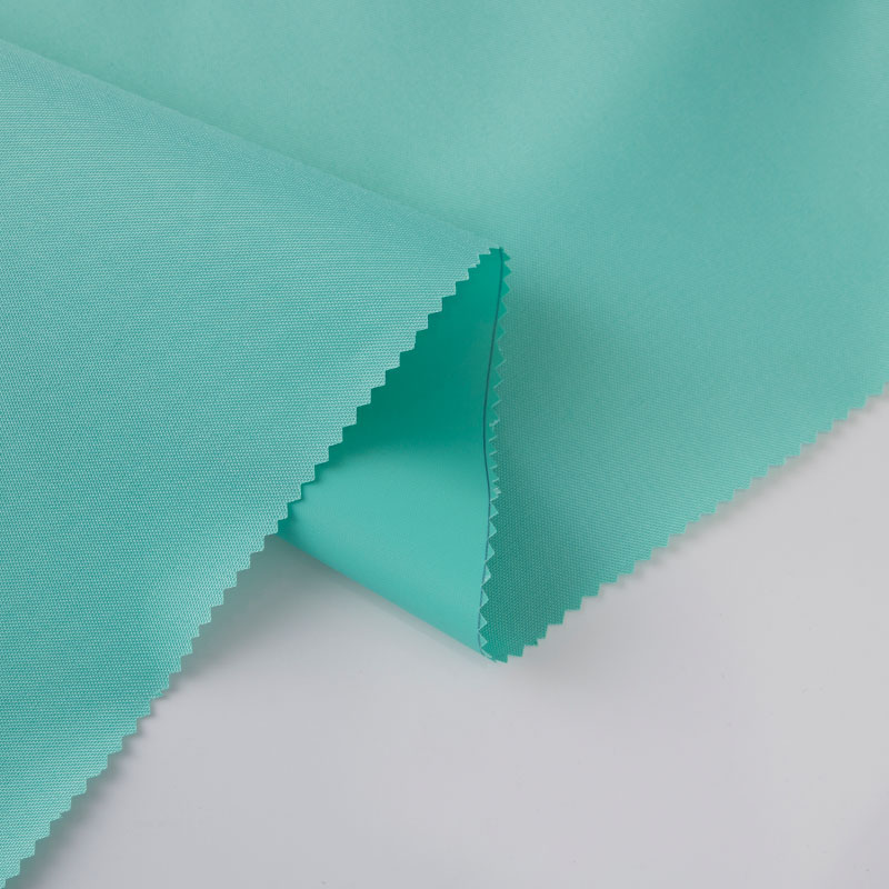300d Light Green Oxford Cloth Covered PVC Luggage Fabric