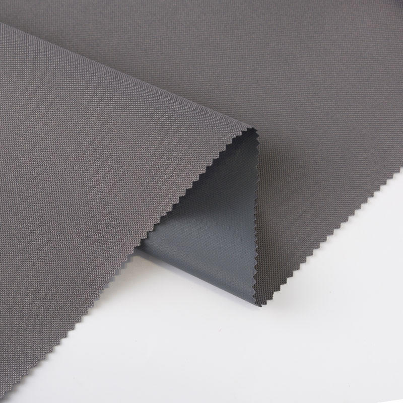 4*2.5*64 Cold Grey Oxford Cloth Covered PVC Luggage Fabric