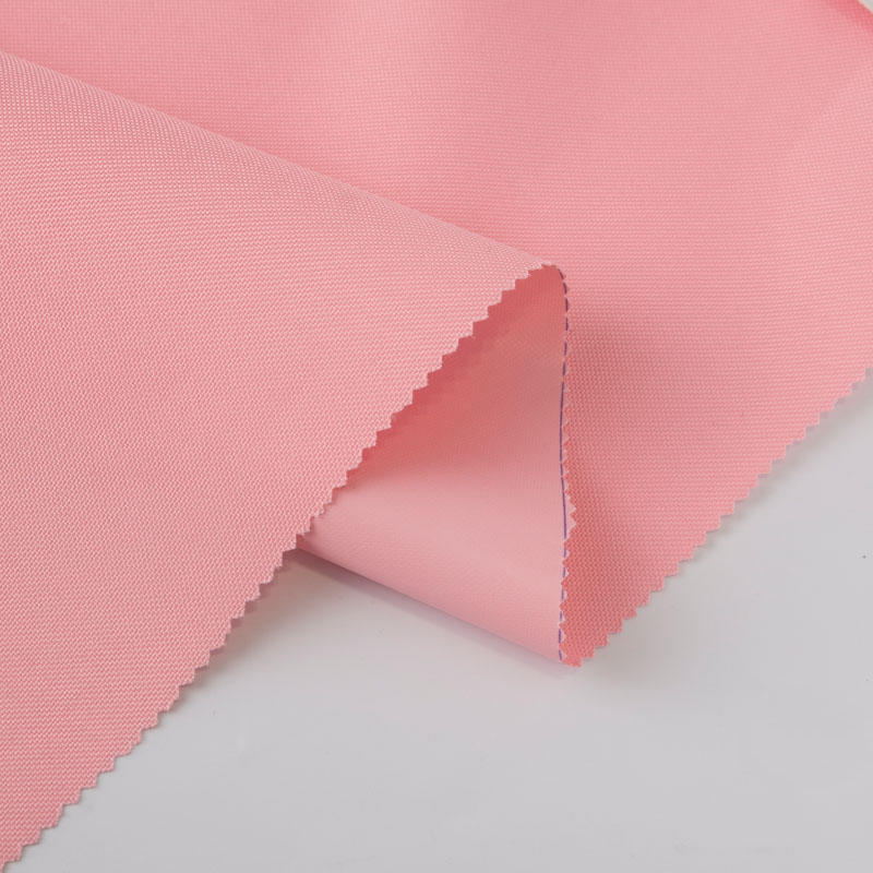 4*4*64 Pink Oxford Cloth Covered PVC Luggage Fabric