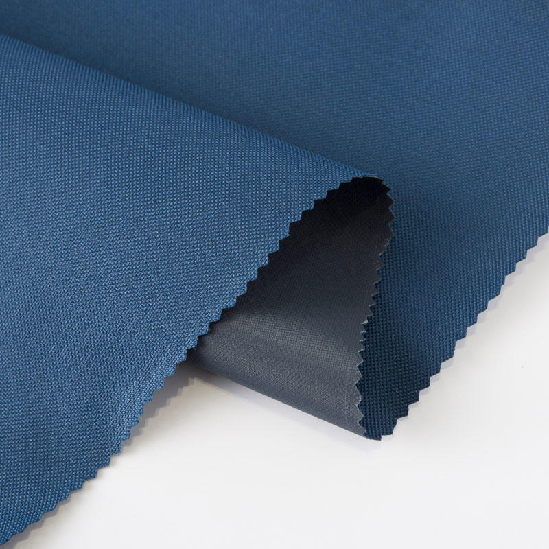 4*3*64 Blue Oxford Cloth Covered PVC Luggage Fabric