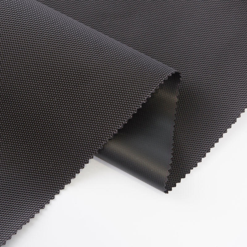 1680D Double-strand Black Oxford Cloth Covered PVC Luggage Fabric
