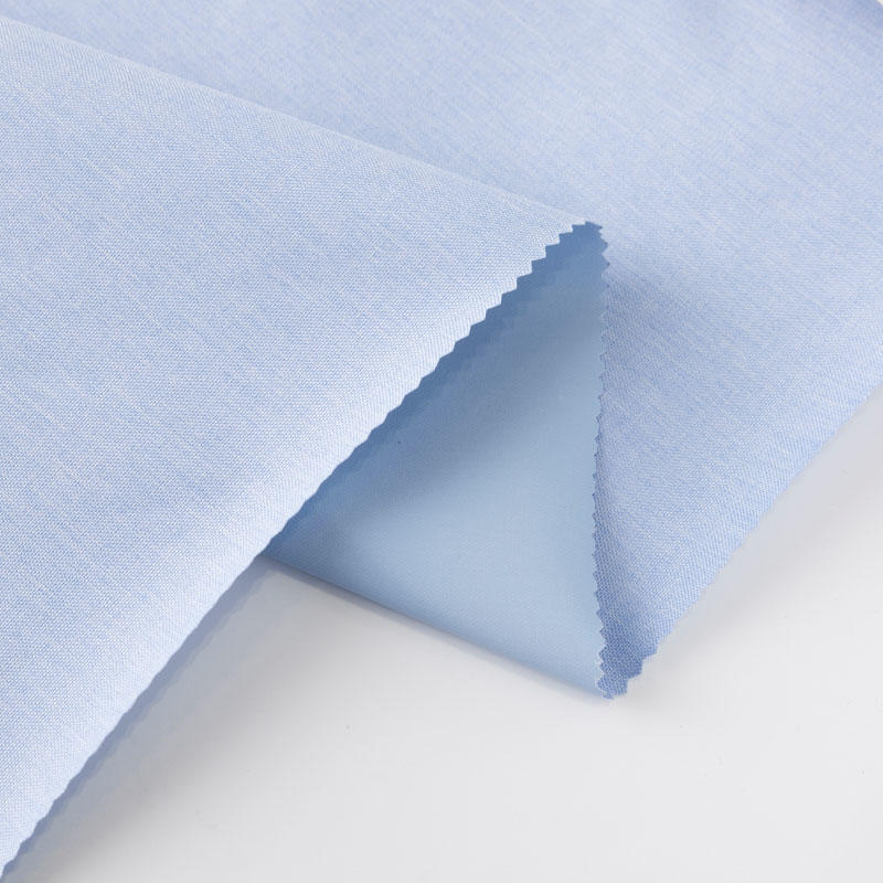 3208 Cationic Water Blue Oxford Cloth Covered PVC Luggage Fabric