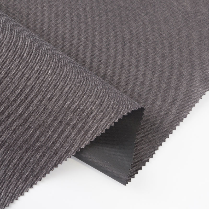 Cationic Grey Oxford Cloth Covered PVC Luggage Fabric