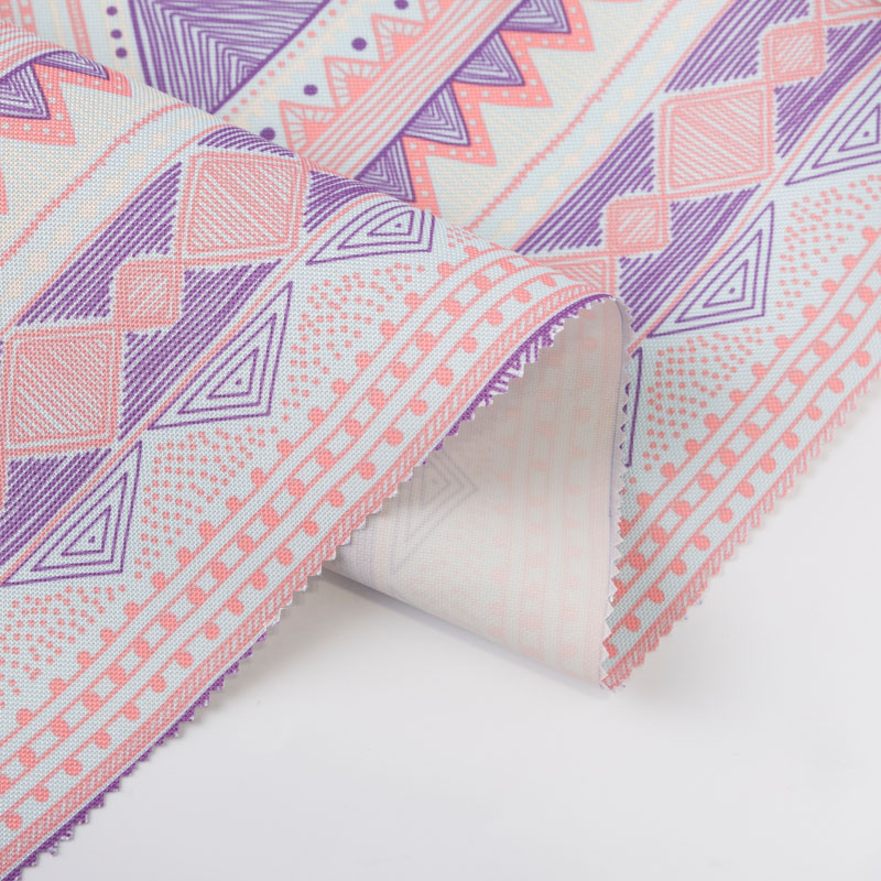 4*3*68 Polygonal Oxford Printing Luggage Fabric