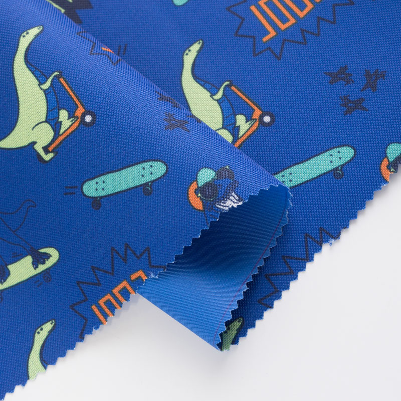 4*4*72 Dinosaur Oxford Cloth Printed Luggage Fabric