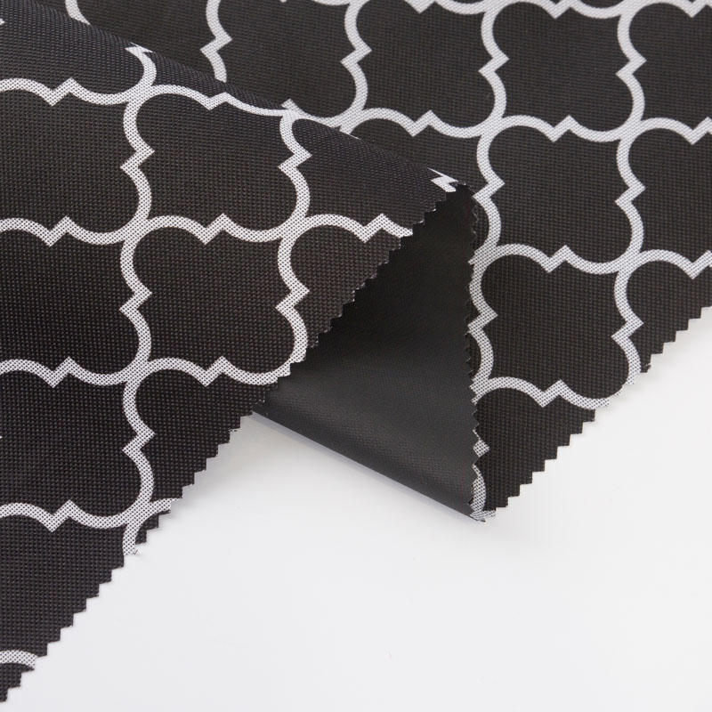 3*2.5*62 Semi-circle Square Grid Oxford Cloth Printing Luggage Fabric
