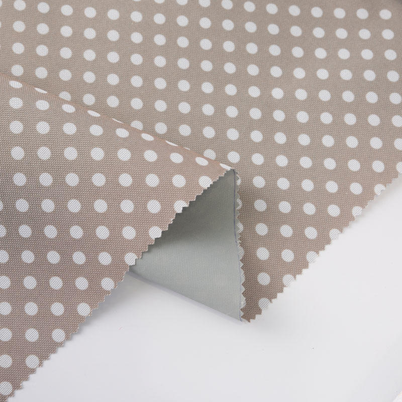 3*2.5*62 Gray Polka Dot Oxford Cloth Printing Luggage Fabric